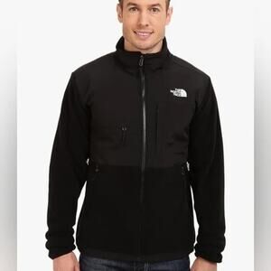 The North Face Black Denali Fleece 800 Polartec Full Zip Up Jacket Size Large